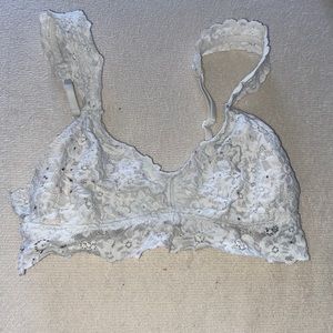White bralette